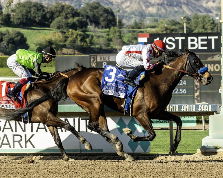 Chilena Richi fue segunda  en el Beholder Stakes, G1
